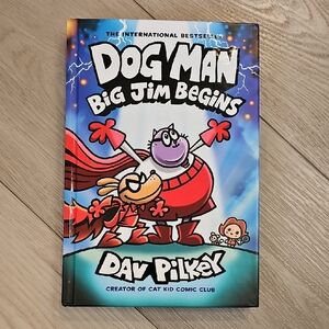 Dog Man Big Jim Begins Hardcover First Edition Comic Book